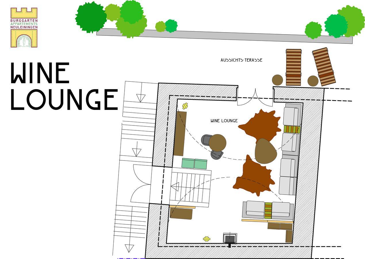 Burggarten Appartements Neuleiningen Kültér fotó