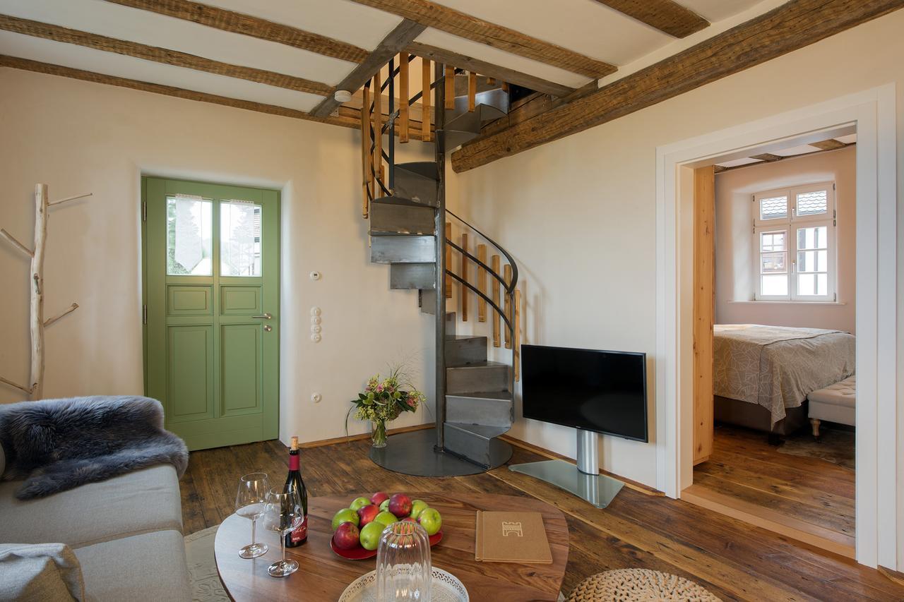 Burggarten Appartements Neuleiningen Kültér fotó